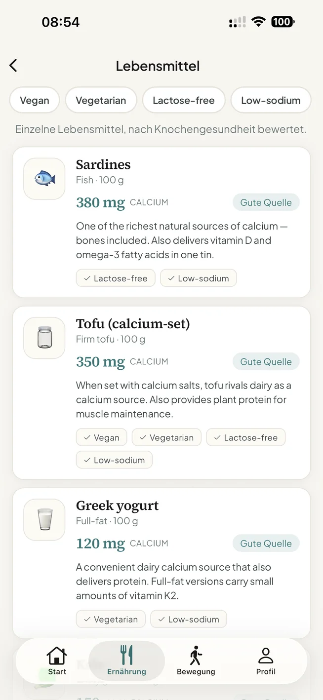 Bone-healthy food list